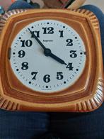 Vintage Inproco Wandklok - Jaren 60/70 Keramiek, Ophalen of Verzenden, Gebruikt, Analoog, Wandklok