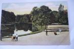 amsterdam vondelpark in kleur zeer mooi gelopen 1909, Verzenden, Voor 1920, Gelopen, Noord-Holland