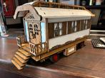 Miniatuur woonwagen van hout, Hobby en Vrije tijd, Ophalen, Zo goed als nieuw