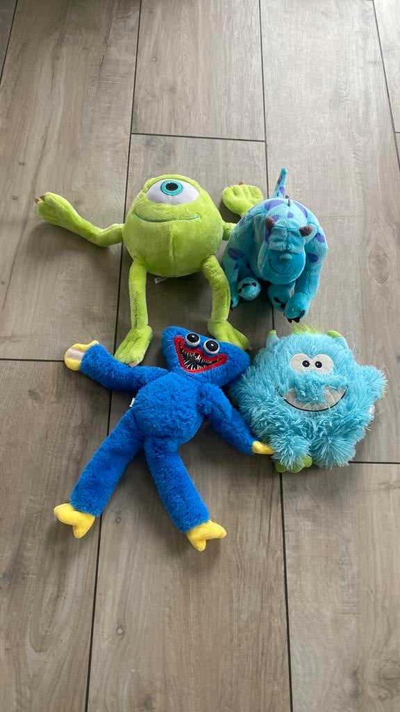 Monster en Co, Kinderen en Baby's, Speelgoed | Knuffels en Pluche, Ophalen of Verzenden, Zo goed als nieuw, Overige typen