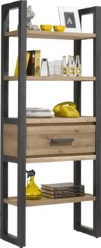 LAATSTE 2 BOEKENKASTEN HAPPY/HOME STERK AFGEPRIJSD, Ophalen, MODERN, Eikenhout, Nieuw