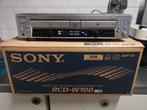 Sony RDC-W100 CD Recorder - Dubbele CD speler/recorder, Ophalen of Verzenden, Dubbel, Sony
