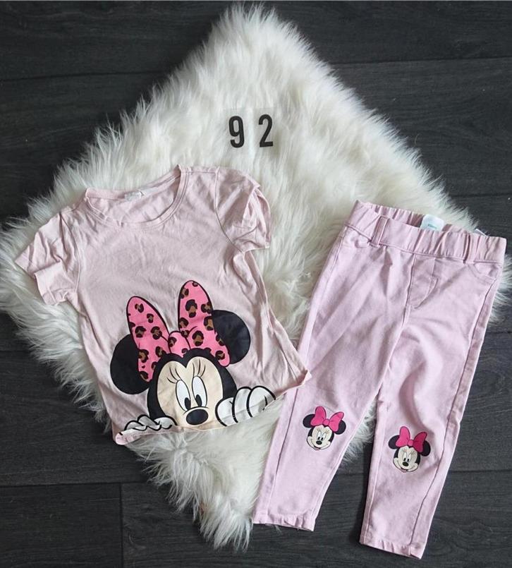 Setje Minnie Mouse maat 92, Kinderen en Baby's, Kinderkleding | Maat 92, Gebruikt, Meisje, Setje, Ophalen of Verzenden