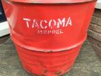 Oud 50 ltr olieblik van Tacoma uit Meppel, Verzamelen, Overige merken, Gebruikt, Overige, Ophalen