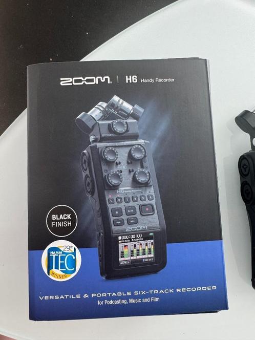 Zoom H6 Audio Recorder, Audio, Tv en Foto, Professionele Audio-, Tv- en Video-apparatuur, Zo goed als nieuw, Audio, Verzenden