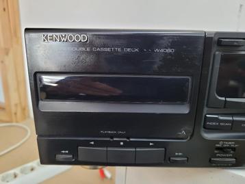 uitstekende dubbele cassettedeck van kenwood w4060 beschikbaar voor biedingen