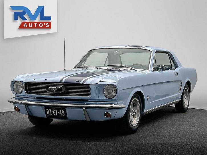 Ford MUSTANG Coupe 1966 *SUPER MOOIE STAAT*, Auto's, Oldtimers, Bedrijf, Te koop, Metallic lak, Ford, Benzine, Coupé, Handgeschakeld