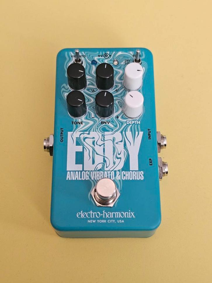 Electro-Harmonix Eddy Vibrato/Chorus Pedaal, Muziek en Instrumenten, Effecten, Zo goed als nieuw, Chorus, Ophalen of Verzenden