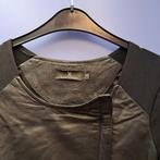 Mart Visser zwarte jurk met 100% geitenleer stukken 36 48011, Mart Visser, ., Zwart, Mart Visser