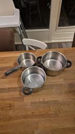 BK Kookpannen Set, Huis en Inrichting, Ophalen, Gebruikt, Rvs, Pannenset