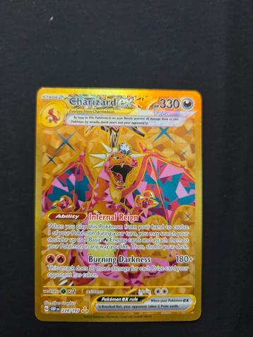 Charizard 228/197 Pokemon Obsidion Flames beschikbaar voor biedingen