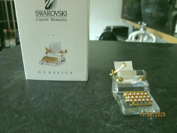 Swarovski Memories Typmachine incl doos & certifi, Verzamelen, Swarovski, Nieuw, Figuurtje, Ophalen of Verzenden