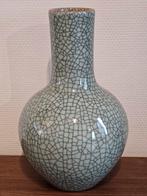 Grote Chinese vaas Chinees aardewerk celadon Guan craquelé, Ophalen of Verzenden
