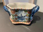 Royal Makkum Flower Pot Color incl certificate, Antiek en Kunst, Antiek | Porselein, Ophalen of Verzenden