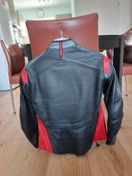 Motorjas leer zwart/rood, Overige merken, Dames, L, Tweedehands