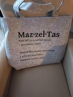 Grijze Mazzel Tas - Shopper, Sieraden, Tassen en Uiterlijk, Tassen | Damestassen, Ophalen of Verzenden, Zo goed als nieuw, Grijs