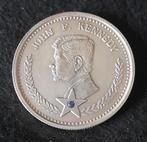Penning Kennedy 1961-1963 zilver, Postzegels en Munten, Verzenden, Zilver, Buitenland