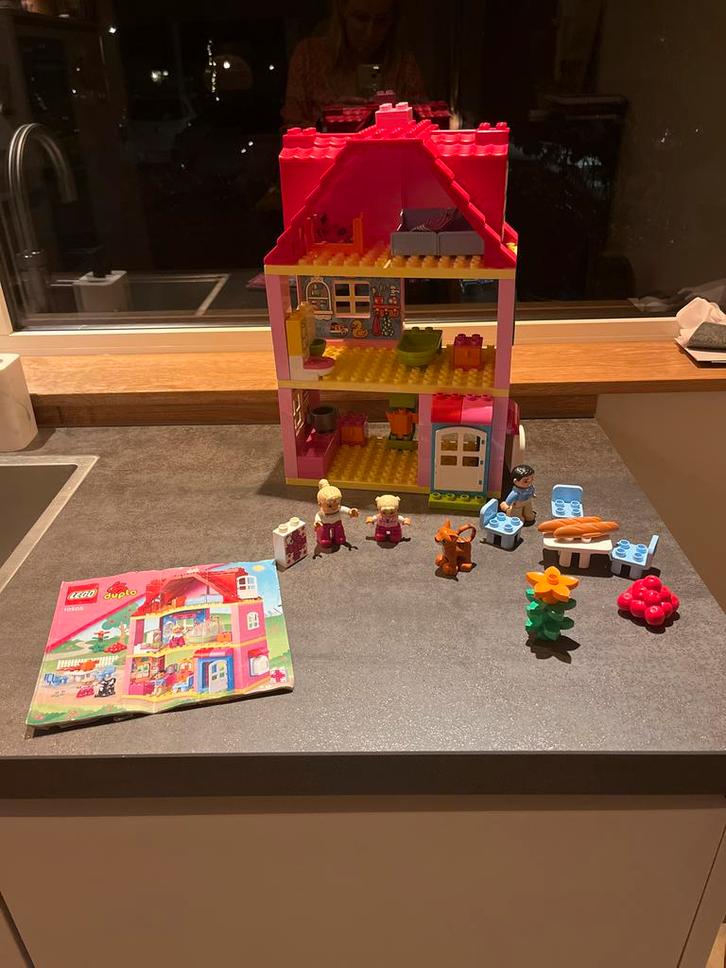 Leuk Duplo Poppenhuis - 10505, Kinderen en Baby's, Speelgoed | Duplo en Lego, Zo goed als nieuw, Duplo, Complete set, Ophalen