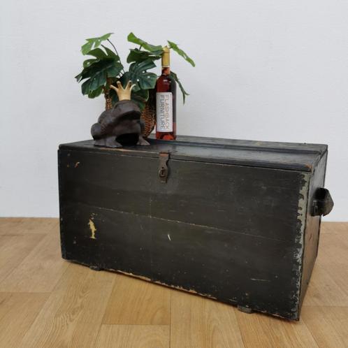 Houten kist transportkist opbergkist speelgoedkist 003, Huis en Inrichting, Woonaccessoires | Kisten, Gebruikt, Ophalen of Verzenden