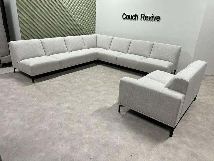 GRATIS LEVERING Trendhopper Hoekbank custom opstelling, Huis en Inrichting, Banken | Bankstellen, Zo goed als nieuw, Vierpersoons of meer