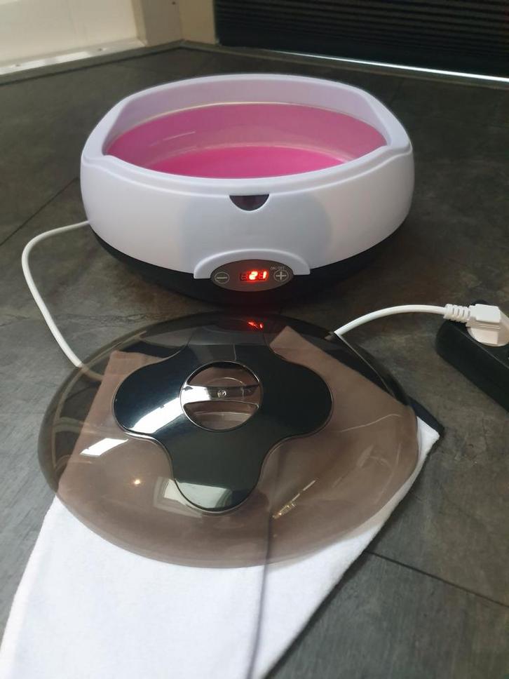 Paraffinehandbad met toebehoren, Sieraden, Tassen en Uiterlijk, Uiterlijk | Cosmetica en Make-up, Zo goed als nieuw, Handen en Nagels