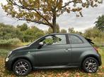 Fiat 500 C 1.0 Hybrid Rockstar verde portofino groen, Auto's, Fiat, Voorwielaandrijving, Gebruikt, Euro 6, Cabriolet