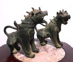 Tempel leeuwen bewakers brons Foo Dogs Antiek😍💎🤗🎁👌, Ophalen of Verzenden