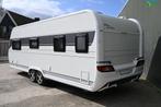 Hobby Prestige 660 WFC Mover E&P Level Voortent Luifel Etc!, Caravans en Kamperen, Rondzit, Hobby, 7 tot 8 meter, Bedrijf