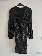Zwarte glitter jurk, Kleding | Dames, Jurken, Zwart, Ophalen of Verzenden, Zo goed als nieuw, Costes
