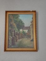 Olieverf schilderij stadsgezicht Maastricht, Ophalen