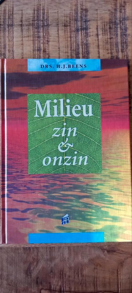 Milieu: Zin & Onzin - Drs. H.J. Beens, Boeken, Natuur, Gelezen, Natuur algemeen, Ophalen of Verzenden