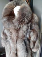 100 cm langecechte zilverfox bontjas bont jas bontmantel  M, Kleding | Dames, Ophalen of Verzenden, Zo goed als nieuw, Maat 38/40 (M)