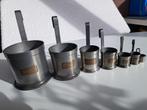 Tin bekers, lamp, maat bekers, Antiek en Kunst, Antiek | Tin, Ophalen