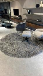 Vloerkleed Shine deluxe 250 cm zilver, Huis en Inrichting, Ophalen, Overige kleuren, Rond, Zo goed als nieuw