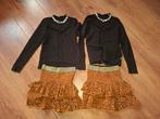 Tweeling meisjes Me en My Monkey kleding setje in mt 128/134, Ophalen of Verzenden, Gebruikt, Kleding