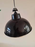 industriële hanglamp zwart metaal, Huis en Inrichting, Lampen | Hanglampen, Ophalen, Gebruikt, Metaal, Minder dan 50 cm