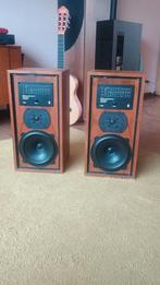 B&W DM5 vintage hifi luidsprekers, Audio, Tv en Foto, Luidsprekers, Gebruikt, Minder dan 60 watt, Front, Rear of Stereo speakers