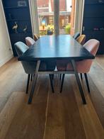Eettafel met 6 stoelen, Huis en Inrichting, Tafels | Eettafels, Ophalen, 200 cm of meer, 50 tot 100 cm, Zo goed als nieuw