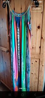 Mooie kleurrijke soepelvallende jurk, maat L, Overige kleuren, Maat 42/44 (L), Nieuw, Ophalen of Verzenden