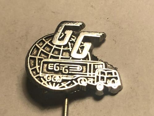 Metalen GG TRANSPORT DAFTRUCK Speld (Metaalkleur)., Verzamelen, Speldjes, Pins en Buttons, Zo goed als nieuw, Speldje of Pin, Transport