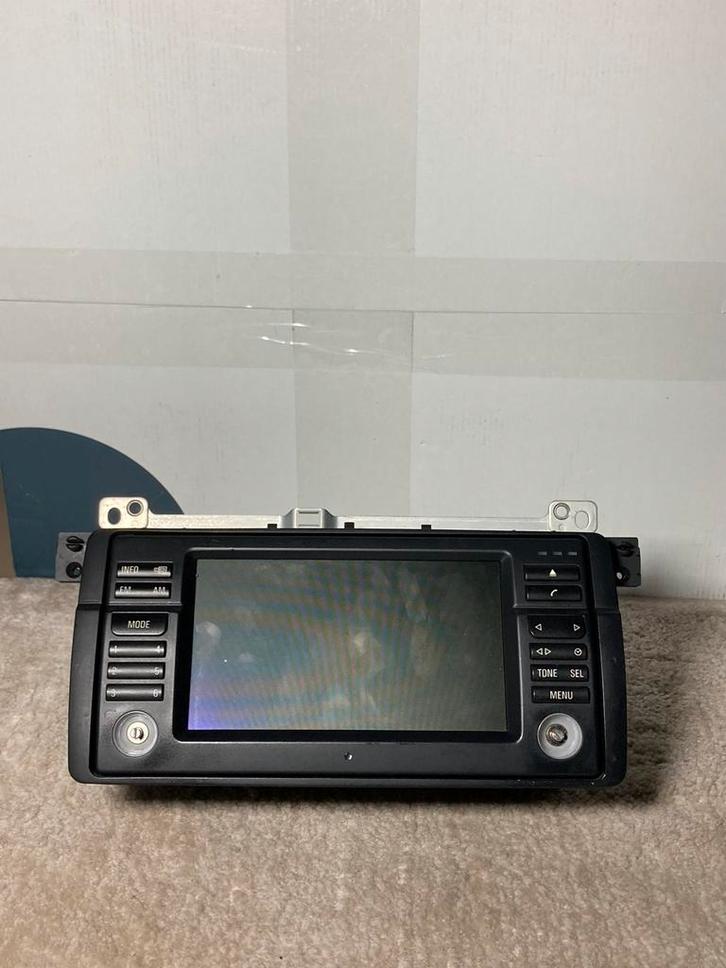 BMW e46 Navigatie Breedbeeld Monitor 65526934409, Auto diversen, Autoradio's, Gebruikt, Ophalen