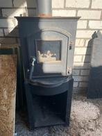 Kleine gietijzeren houtkachel 6kw globe fire “pluto”, Huis en Inrichting, Kachels, Ophalen, Zo goed als nieuw, Hout, Houtkachel