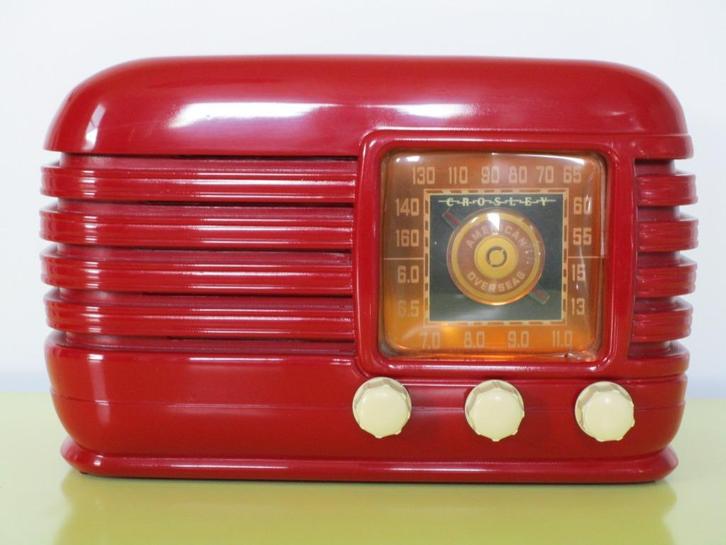 Oude radio Crosley 56TX, Antiek en Kunst, Antiek | Tv's en Audio, Ophalen of Verzenden