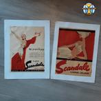 2 posters pin-up uit de jaren 50 en 60 (Scandale) 50s / 60s, Verzamelen, Ophalen of Verzenden, Zo goed als nieuw, Rechthoekig Staand