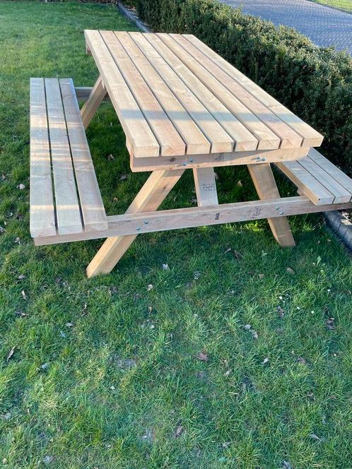 Picknick tafel, Tuin en Terras, Picknicktafels, Zo goed als nieuw, Rechthoekig, Ophalen of Verzenden