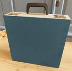 LP Vinyl Platen Koffer Harmonica Retro Vintage Grijs Petrol, Verzamelen, Retro, Ophalen of Verzenden, Overige typen