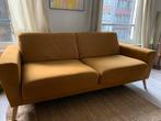 Mosterdgele 2,5- zits bank - Stijlvol en comfortabel!, Huis en Inrichting, Banken | Bankstellen, Ophalen, Gebruikt, 150 tot 200 cm