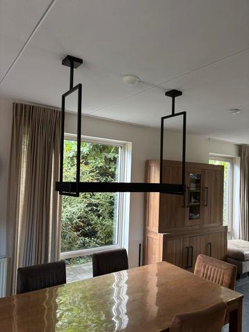 Zwarte metalen plafondlamp, 3 spots, dimbaar beschikbaar voor biedingen