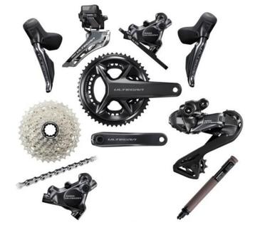 Ultegra Di2 Disc 12 speed groepset NIEUW compleet schijven  beschikbaar voor biedingen