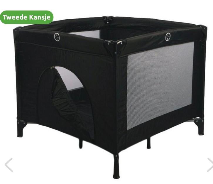 Inklapbare Box / Bed met verstelbare bodem, Kinderen en Baby's, Boxen, Zo goed als nieuw, Vierkant, In hoogte verstelbaar, Ophalen